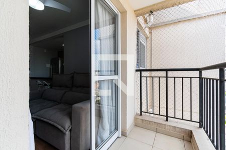 Varanda da Sala  de apartamento para alugar com 2 quartos, 50m² em Vila Guarani (z Sul), São Paulo