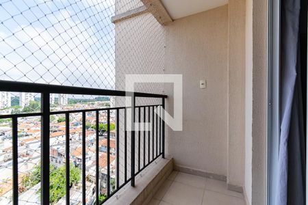 Varanda da Sala  de apartamento para alugar com 2 quartos, 50m² em Vila Guarani (z Sul), São Paulo