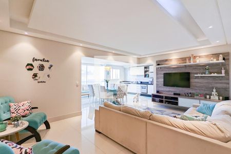 Sala de apartamento à venda com 3 quartos, 133m² em Jardim do Mar, São Bernardo do Campo