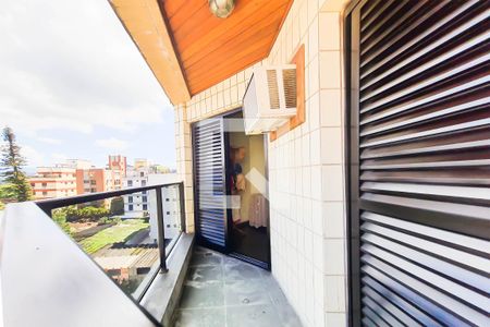 Varanda do Quarto 1 e 4 de apartamento para alugar com 4 quartos, 353m² em Parque Enseada, Guarujá