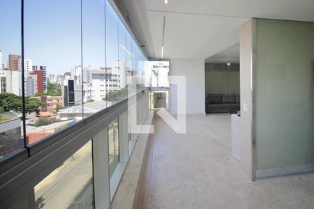 Varanda coberta de apartamento para alugar com 5 quartos, 217m² em Anchieta, Belo Horizonte