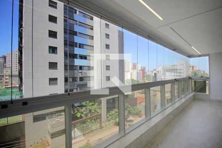 Varanda coberta de apartamento à venda com 5 quartos, 217m² em Anchieta, Belo Horizonte