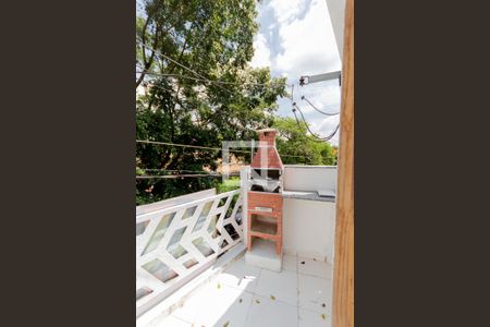 Varanda de casa para alugar com 1 quarto, 35m² em Campestre, Santo André