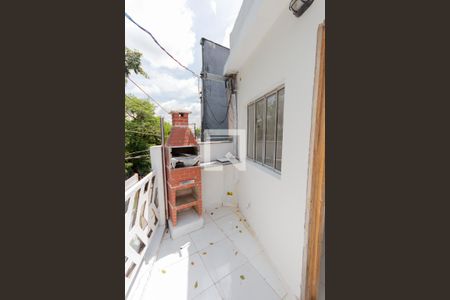 Varanda de casa para alugar com 1 quarto, 35m² em Campestre, Santo André