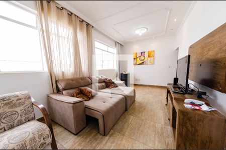 Sala de apartamento à venda com 3 quartos, 90m² em Grajaú, Belo Horizonte