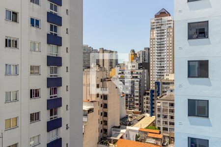 Vista da Sala de apartamento à venda com 1 quarto, 25m² em Vila Buarque, São Paulo