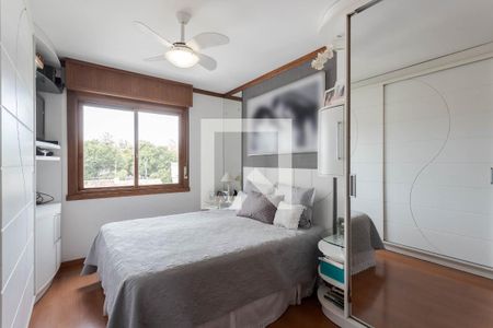 Suíte de apartamento à venda com 3 quartos, 96m² em São João, Porto Alegre