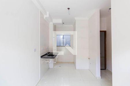 Sala e Cozinha Integrada de apartamento à venda com 2 quartos, 34m² em Vila Ré, São Paulo