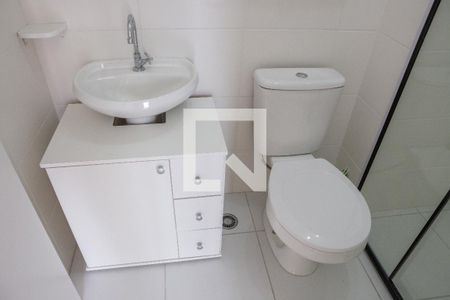 Banheiro da Suíte de apartamento para alugar com 1 quarto, 29m² em Barra Funda, São Paulo