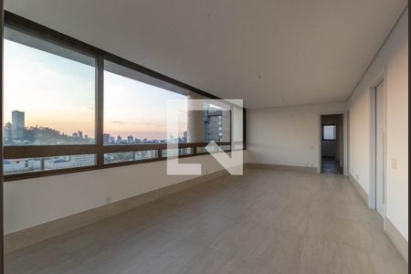 Sala de apartamento à venda com 4 quartos, 150m² em Santo Antônio, Belo Horizonte