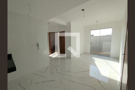 sala / cozinha de apartamento à venda com 2 quartos, 92m² em Araguaia, Belo Horizonte