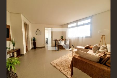 Sala de apartamento à venda com 3 quartos, 136m² em União, Belo Horizonte