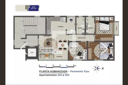 Apartamento à venda com 3 quartos, 68m² em Ana Lúcia, Belo Horizonte