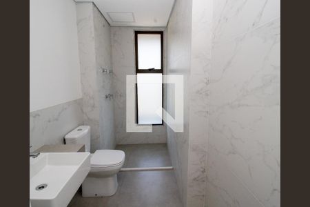 Banheiro da Suite de apartamento à venda com 3 quartos, 87m² em Santa Efigênia, Belo Horizonte