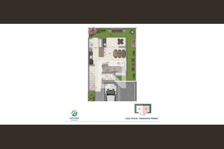 Casa de condomínio à venda com 116m², 3 quartos e 2 vagas