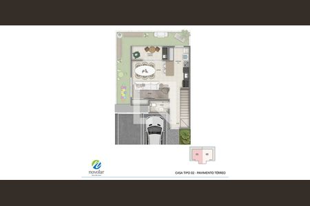 Casa de condomínio à venda com 80m², 2 quartos e 2 vagas