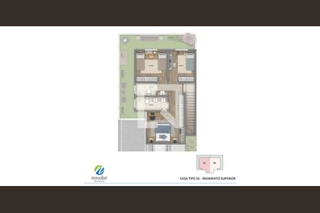 Casa de condomínio à venda com 80m², 2 quartos e 2 vagas