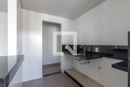 Cozinha de apartamento à venda com 1 quarto, 39m² em Funcionários, Belo Horizonte