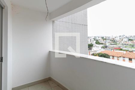 Varanda da sala  de apartamento à venda com 3 quartos, 72m² em Santa Terezinha, Belo Horizonte