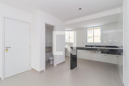 Sala/Cozinha de apartamento à venda com 2 quartos, 61m² em Barroca, Belo Horizonte