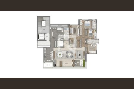 Apartamento à venda com 201m², 4 quartos e 3 vagas