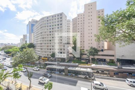 Vista da Sala de apartamento à venda com 2 quartos, 52m² em Bela Vista, São Paulo
