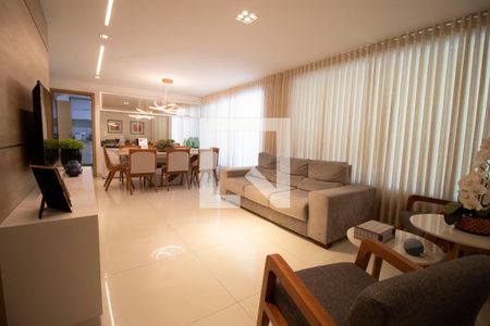 Sala de apartamento para alugar com 3 quartos, 124m² em Jardim Goiás, Goiânia