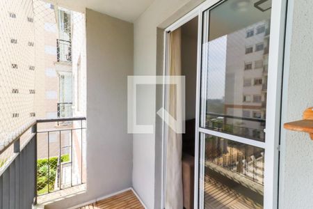 Sacada da Sala de apartamento para alugar com 1 quarto, 36m² em Jardim Ampliação, São Paulo