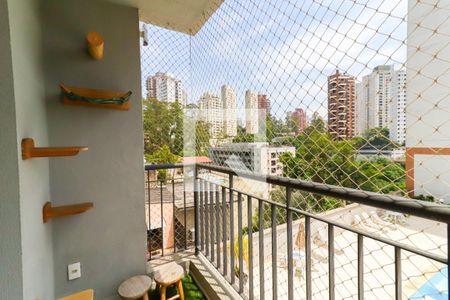 Sacada da Sala de apartamento para alugar com 1 quarto, 36m² em Jardim Ampliação, São Paulo