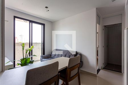 Sala e Cozinha de apartamento para alugar com 2 quartos, 45m² em Vila Valparaíso, Santo André