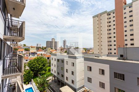 Vista da Varanda da Sala/Cozinha de apartamento para alugar com 2 quartos, 45m² em Vila Valparaíso, Santo André