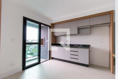 Sala/Cozinha de kitnet/studio para alugar com 1 quarto, 29m² em Novo Mundo, Curitiba