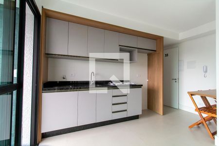 Sala/Cozinha de kitnet/studio para alugar com 1 quarto, 29m² em Novo Mundo, Curitiba