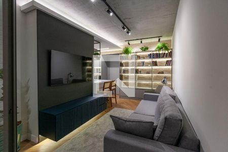 Sala/Cozinha de apartamento para alugar com 1 quarto, 55m² em Perdizes, São Paulo