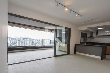 Sala  de apartamento para alugar com 3 quartos, 131m² em Brooklin, São Paulo