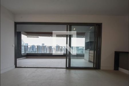 Sala  de apartamento para alugar com 3 quartos, 131m² em Brooklin, São Paulo