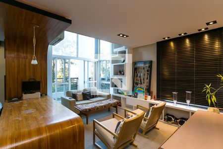 Sala/Cozinha de apartamento para alugar com 2 quartos, 104m² em Vila Andrade, São Paulo