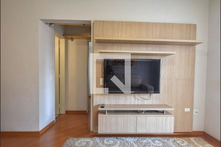 Sala de Estar  de apartamento à venda com 2 quartos, 65m² em Brooklin Novo, São Paulo