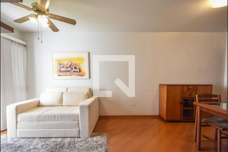 Sala de Estar  de apartamento à venda com 2 quartos, 65m² em Brooklin Novo, São Paulo