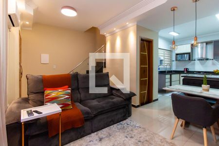 Sala de casa de condomínio à venda com 3 quartos, 70m² em Vila Esperança, São Paulo