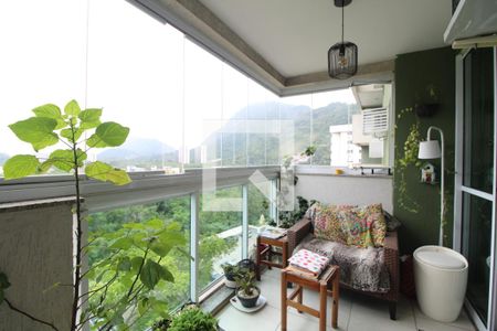 Varanda da Sala de apartamento à venda com 2 quartos, 68m² em Camorim, Rio de Janeiro