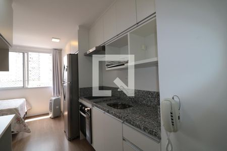 Quarto e Cozinha de kitnet/studio para alugar com 1 quarto, 20m² em Brás, São Paulo