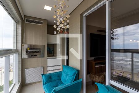 Varanda de apartamento para alugar com 1 quarto, 50m² em Vila Caiçara, Praia Grande