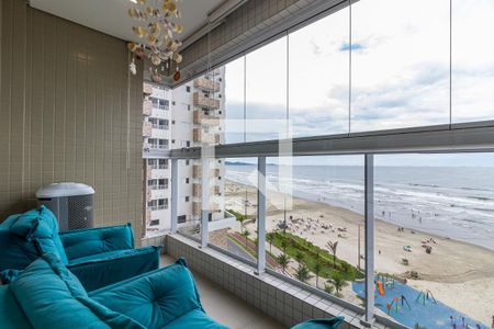 Varanda de apartamento para alugar com 1 quarto, 50m² em Vila Caiçara, Praia Grande