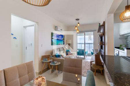 Sala de apartamento para alugar com 1 quarto, 50m² em Vila Caiçara, Praia Grande