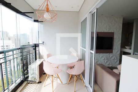 Varanda  de apartamento à venda com 1 quarto, 38m² em Vila Andrade, São Paulo