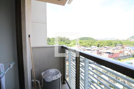 Varanda com vista de apartamento à venda com 1 quarto, 40m² em Jacarepaguá, Rio de Janeiro