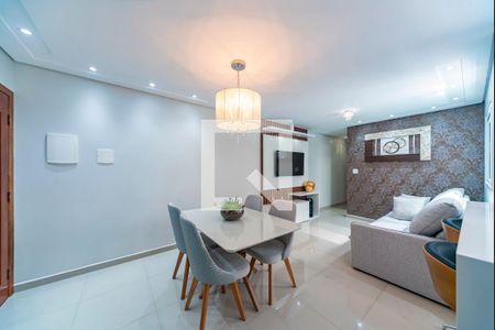 Sala de apartamento para alugar com 2 quartos, 70m² em Vila Valparaíso, Santo André