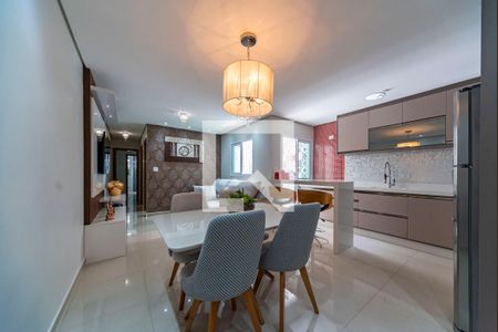 Sala de apartamento para alugar com 2 quartos, 70m² em Vila Valparaíso, Santo André