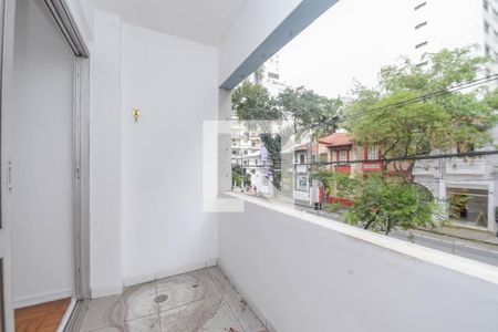Varanda da Sala de apartamento à venda com 3 quartos, 110m² em Higienópolis, São Paulo